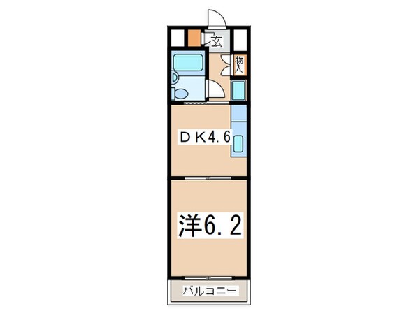 グリ－ンメゾン２号棟の物件間取画像